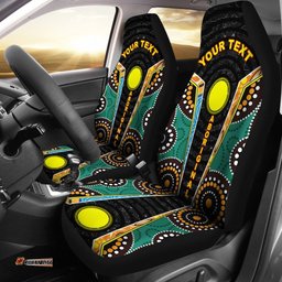 Custom Car Seat Covers Aboriginal Lives Matter Style Tornado