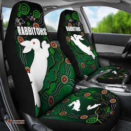 Rabbitohs Car Seat Covers Simple Indigenous