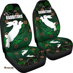 Rabbitohs Car Seat Covers Simple Indigenous