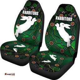 Rabbitohs Car Seat Covers Simple Indigenous