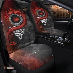 Wales Celtic Car Seat Covers Dragon With Celtic