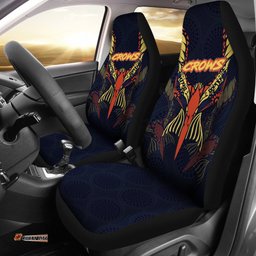 Adelaide Car Seat Covers Simple Indigenous Crows