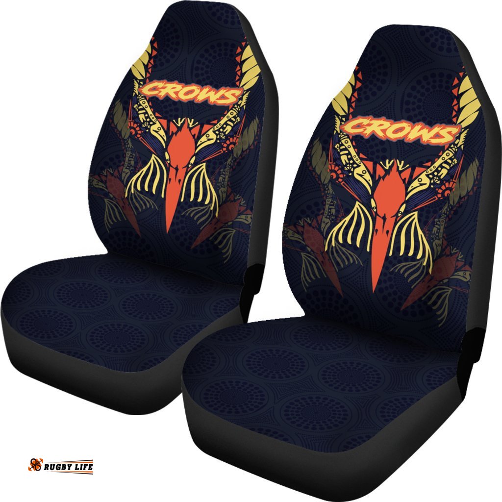 Adelaide Car Seat Covers Simple Indigenous Crows