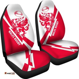 Wales Rugby Car Seat Covers Lighting Style