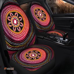 Australia Aboriginal Aboriginal Dot Art Design Car Seat Covers