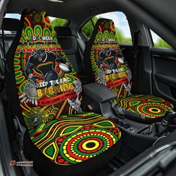 NAIDOC Week 2024 Panthers Car Seat Cover Mascot Rugby
