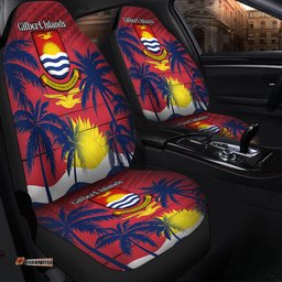 Australia South Sea Islanders Gilbert Islands In Polynesian Pattern With Coconut Trees Car Seat Covers