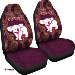 Queensland Car Seat Covers Indigenous Reds