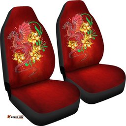 Wales Dragon And Daffodil Car Seat Covers 01