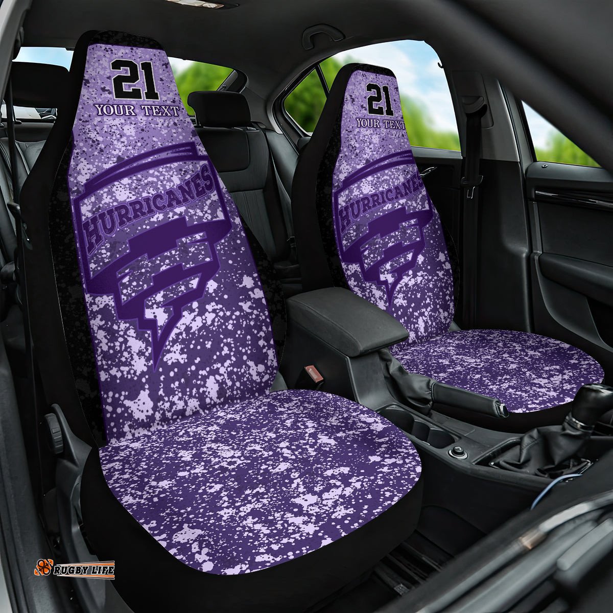 Hobart Hurricanes Custom Car Seat Cover BBL Cricket Team 2025