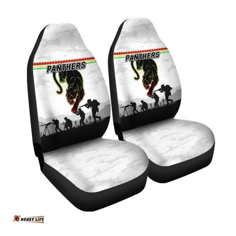 Penrith Panthers ANZAC Car Seat Cover Simple Style White