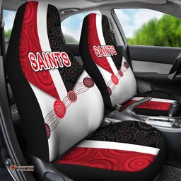 Saints Car Seat Covers Indigenous