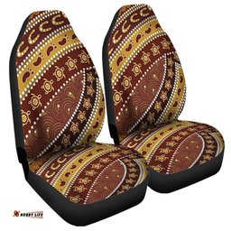 Australia Aboriginal Australian Aboriginal Style Of Pattern Background Car Seat Covers