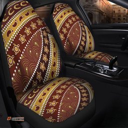 Australia Aboriginal Australian Aboriginal Style Of Pattern Background Car Seat Covers