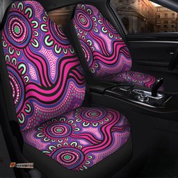 Australia Aboriginal Dot Patterns From Indigenous Australian Culture Car Seat Covers