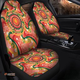 Australia Aboriginal Aboriginal Art Style Abstract Car Seat Covers