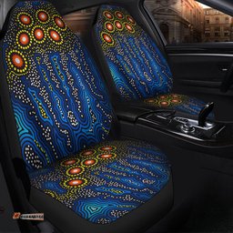 Australia Aboriginal Aboriginal Dreaming Dot Art Car Seat Covers