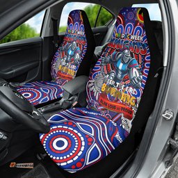 NAIDOC Week 2024 Knights Car Seat Cover Mascot Rugby
