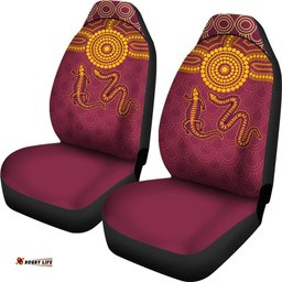 Aboriginal Car Seat Covers Aboriginal Snake And Alligator