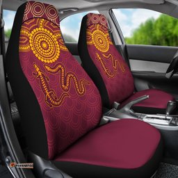 Aboriginal Car Seat Covers Aboriginal Snake And Alligator