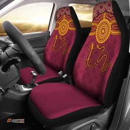 Aboriginal Car Seat Covers Aboriginal Snake And Alligator