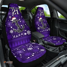 Custom Fremantle Dockers Football Car Seat Cover Christmas Vibe 05