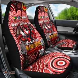 NAIDOC Week 2024 Dragons Car Seat Cover Mascot Rugby