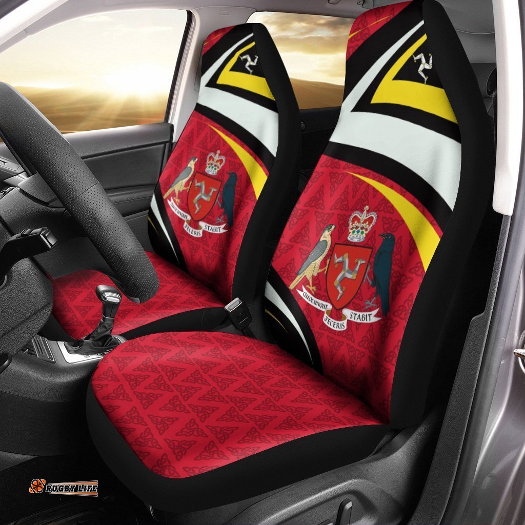 Isle Of Man Celtic Car Seat Covers Legend of Isle Of Man