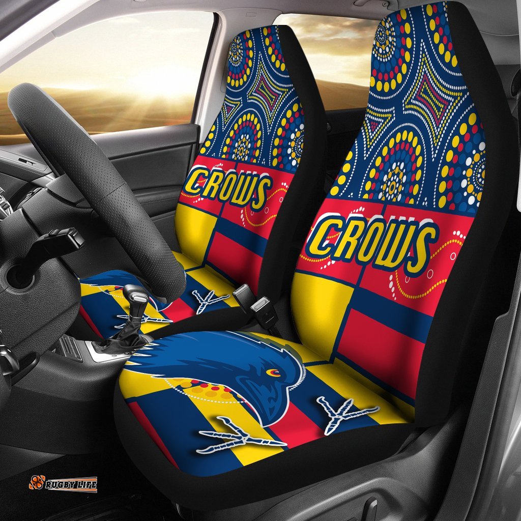 Adelaide Car Seat Covers Indigenous Crows 08