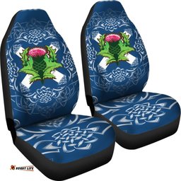 Scotland Car Seat Covers Saltire Thistle