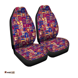 Brisbane Lions Legacy Of The Pride Comic Style Car Seat Covers