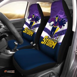 Melbourne Storm Melbourne Storm Mascot With Australia Flag Car Seat Covers