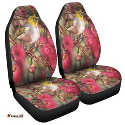 Australia Silvereye Silvereye and Gum Blossom Car Seat Covers