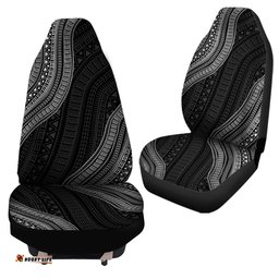 Australia Torres Strait Art Patterns Car Seat Covers