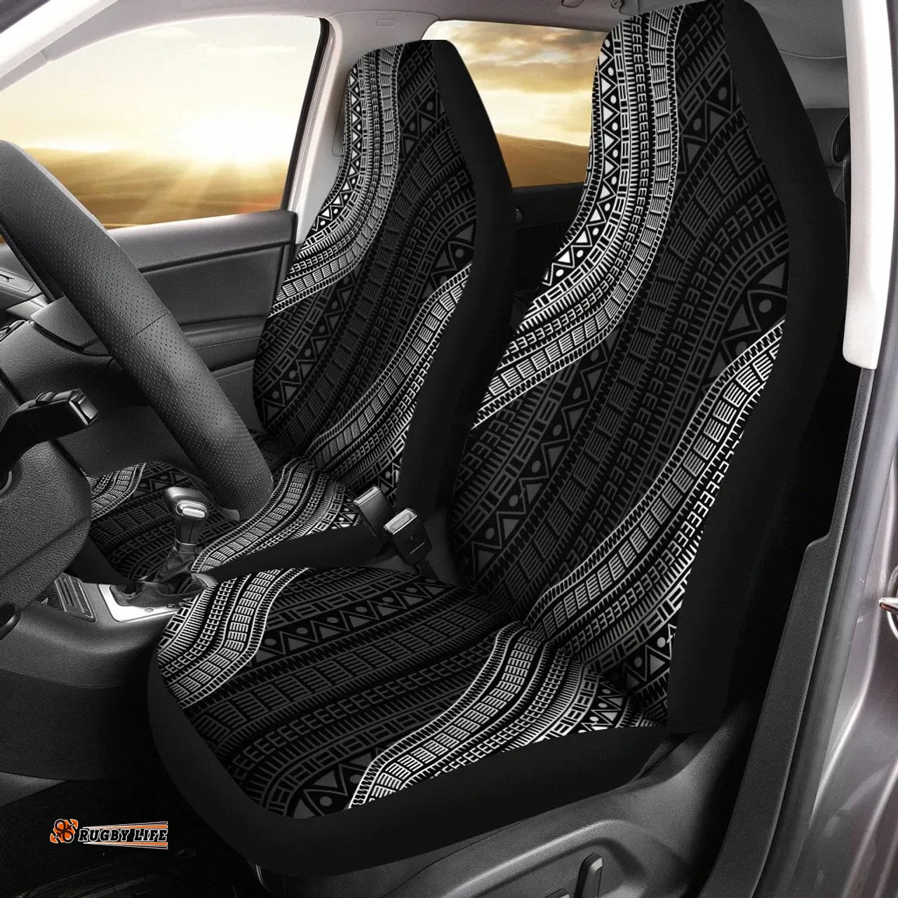Australia Torres Strait Art Patterns Car Seat Covers