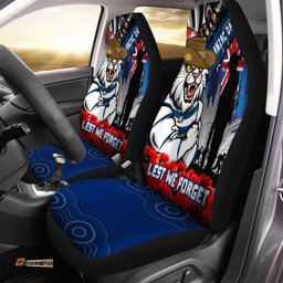 Geelong Cats Anzac Day Honor United In Spirit Car Seat Covers