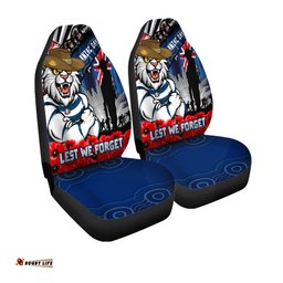 Geelong Cats Anzac Day Honor United In Spirit Car Seat Covers