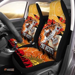 Australia Sydney Anzac Anzac Aboriginal Inspired with Poppy Flower Car Seat Covers