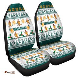 Australia Christmas Wallabies Special Ugly Christmas Car Seat Covers