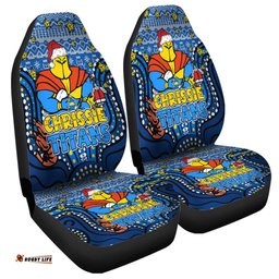 Gold Coast Titans Christmas Custom Christmas Knit Patterns Vintage Jersey Ugly Car Seat Covers