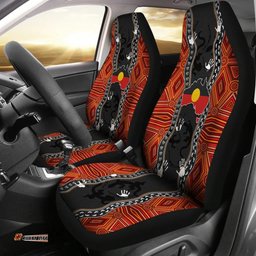 Australia Aboriginal Inspired Australia Indigenous Map Car Seat Covers