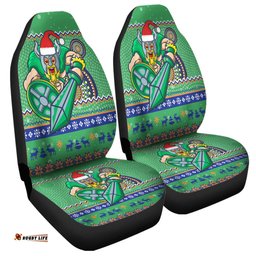 Canberra Raiders Australia Ugly Xmas With Aboriginal Patterns For Die Hard Fans Car Seat Covers