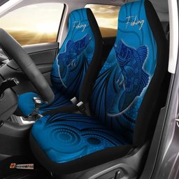 Australia Aboriginal Inspired Fish Dreaming Paintings Car Seat Covers