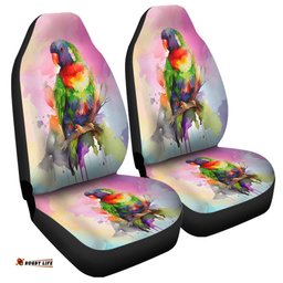 Australia Rainbow Lorikeets Rainbow Lorikeets Color Art Car Seat Covers
