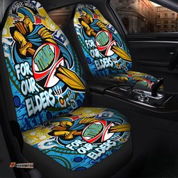 Gold Coast Titans Naidoc Week Custom Gold Coast Titans Naidoc Week For Our Elders Dot Art Style Car Seat Covers