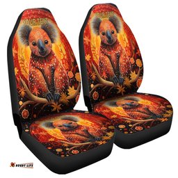 Australia Koala Custom Dreaming Art Koala Aboriginal Inspired Car Seat Covers