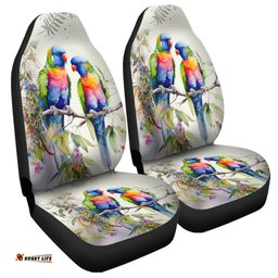 Australia Rainbow Lorikeets Rainbow Lorikeets Birds Art Car Seat Covers