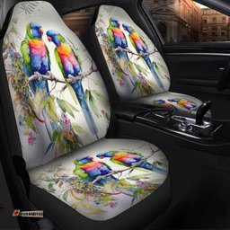 Australia Rainbow Lorikeets Rainbow Lorikeets Birds Art Car Seat Covers