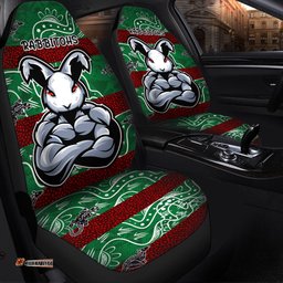 Australia Rabbitohs Custom Indigenous Super Australia Rabbitohs Car Seat Covers