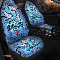 New South Wales Cockroaches Custom Team With Dot And Star Patterns For Tough Fan Car Seat Covers